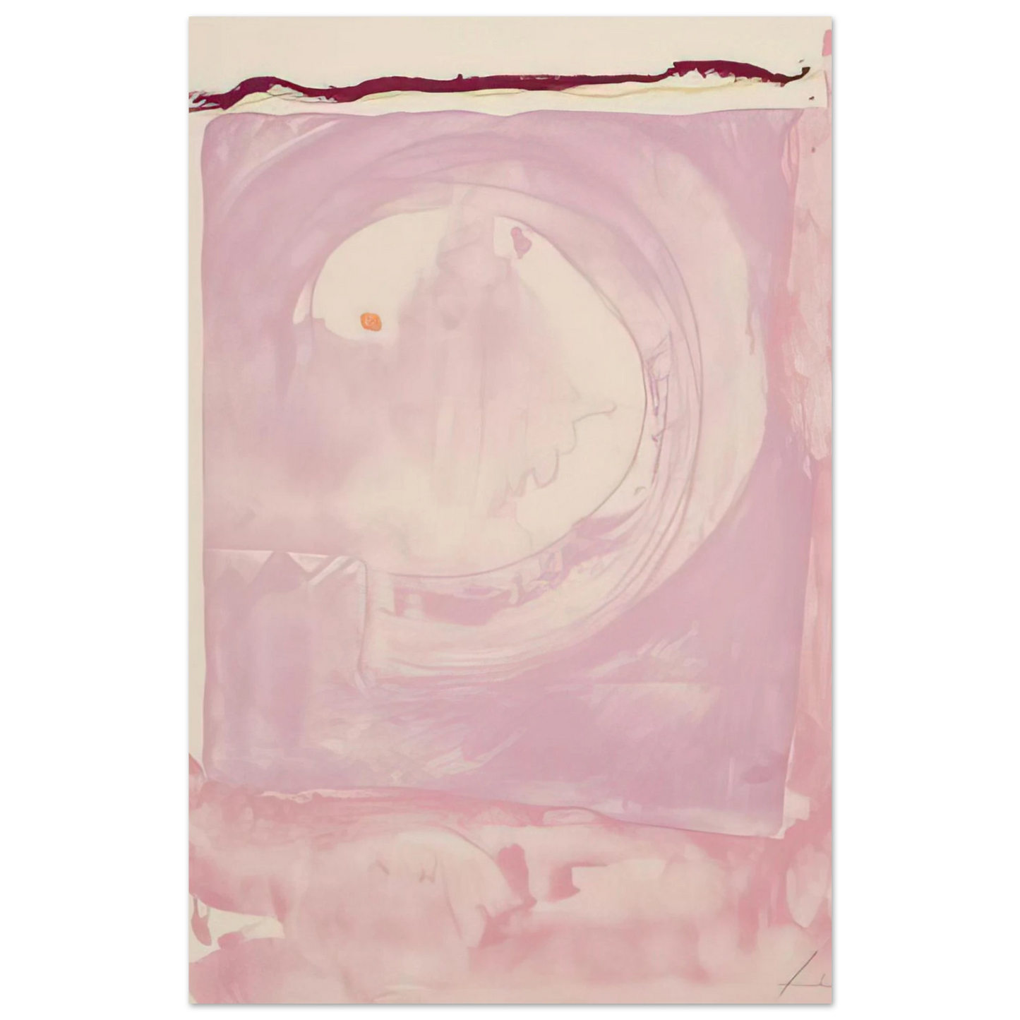 Helen Frankenthaler - Reflections IX - 1995 Wall art - A2 (42 x 59.4  cm) - Fine Art Poster - -