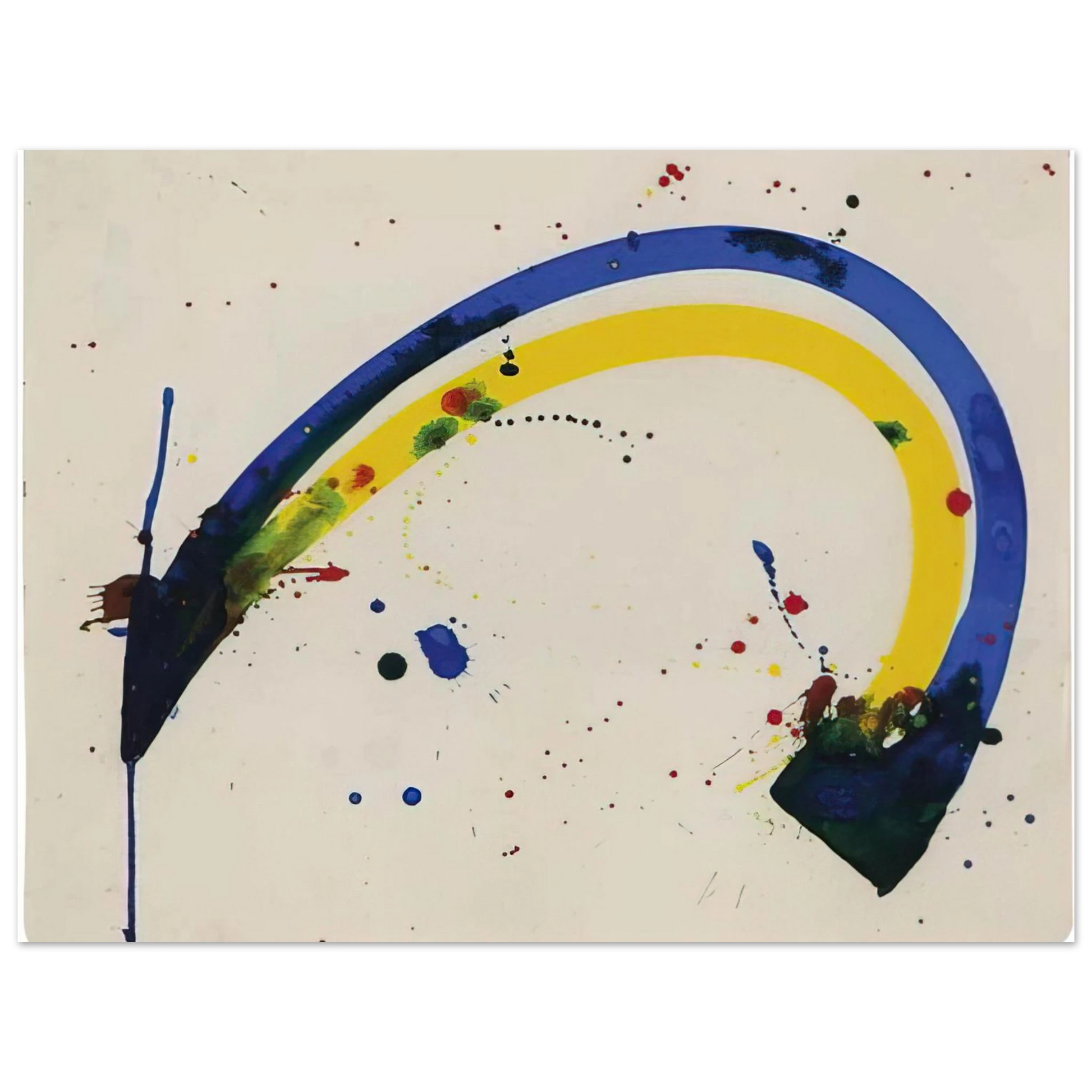 Sam Francis - Untitled  SF66-006  Fine Art Poster - Default Title