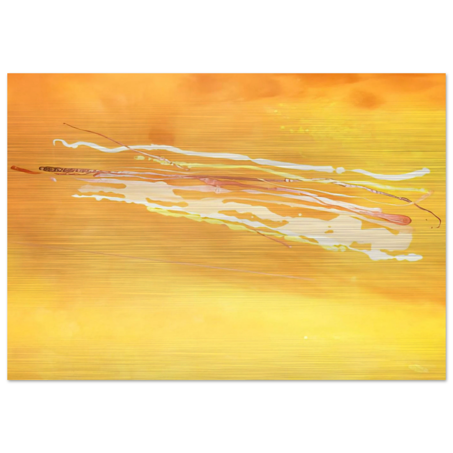 Spirit in the Sky - 1969 - Ronnie Landfield Brushed Aluminum Print - 70x100 cm / 28x40 inches | Ronnie Landfield Aluminum Print | Ronnie Landfield Prints