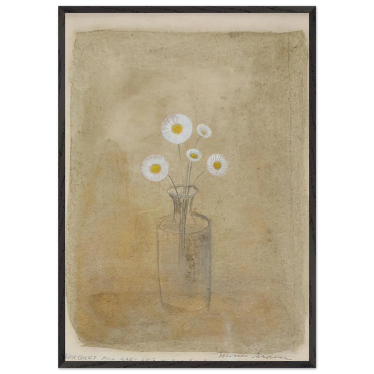 Bouquet for Mary Lea - 1957 - Morris Graves Framed Art Print – Black Wooden Frame - Default Title - -Framed Art Print