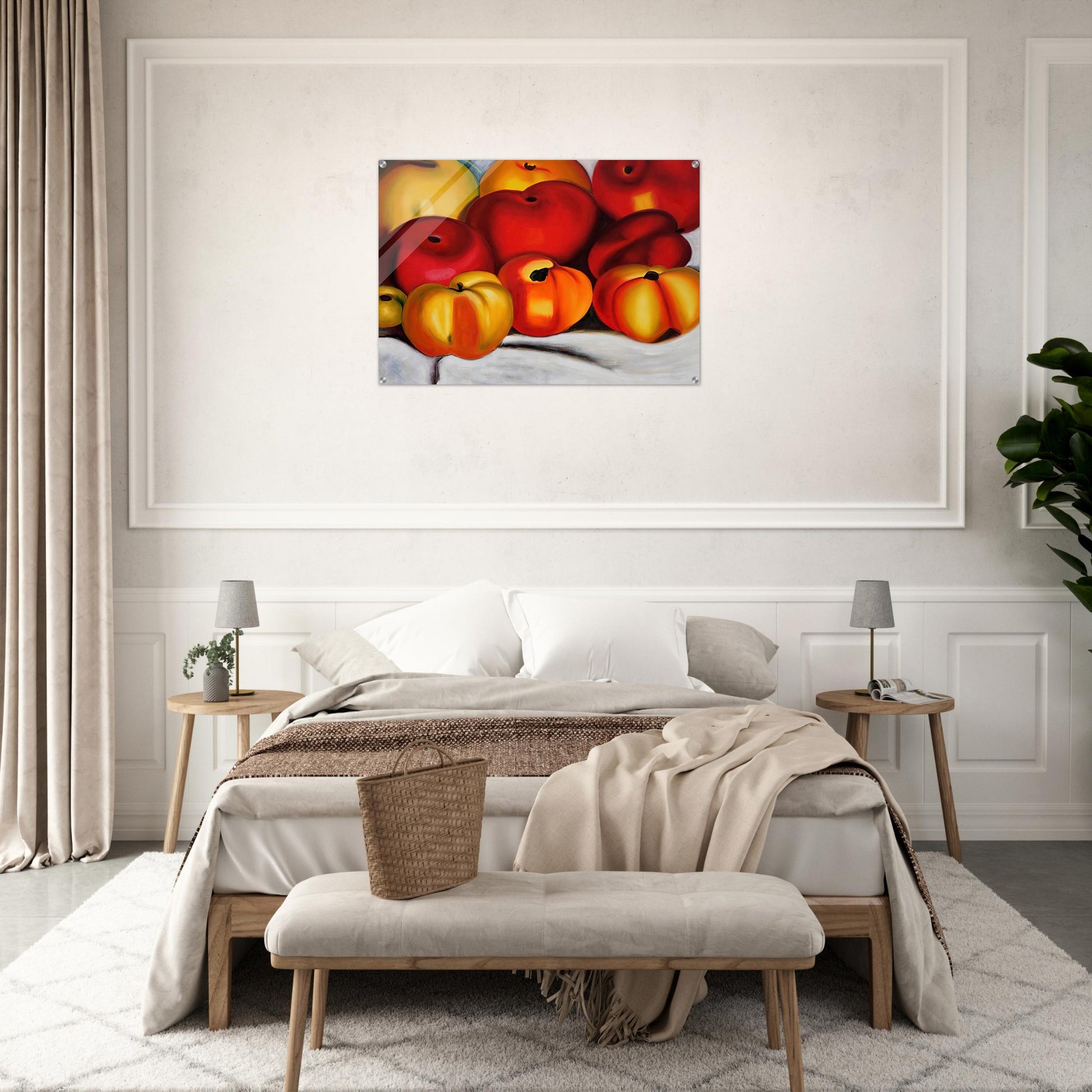 Apple Family II - Georgia O'Keeffe Acrylic Print - 70x100 cm / 28x40″ inches | Georgia O'Keeffe Wall Art | Georgia O'Keeffe Prints