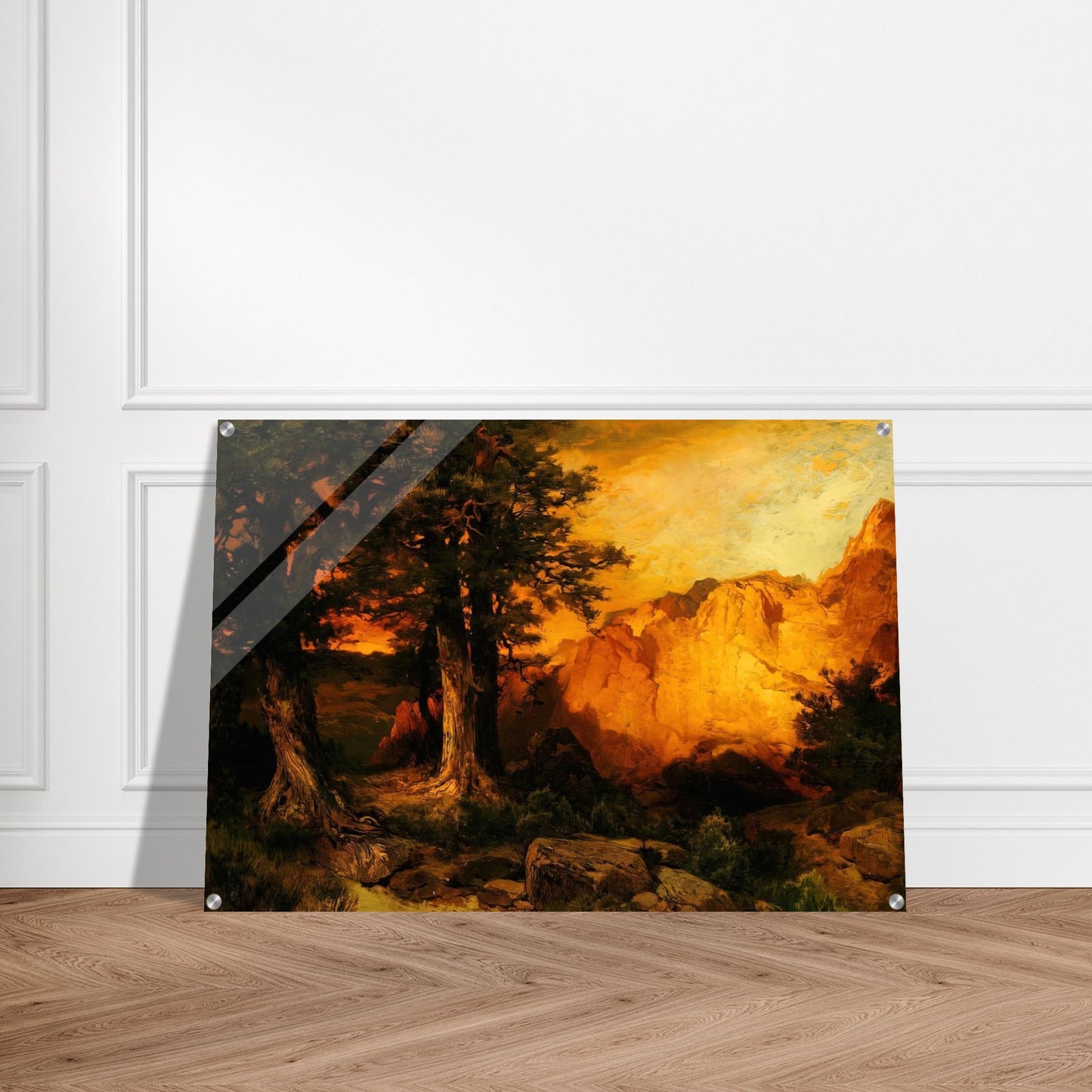 The Grand Canyon - Thomas Moran Acrylic Print - 70x100 cm / 28x40″ inches