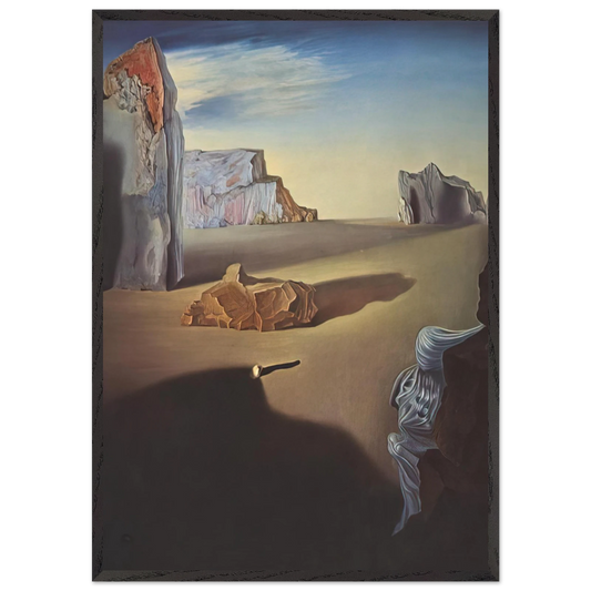 SHADES OF NIGHT DESCENDING - Salvador Dali Framed Art Print – Black Wooden Frame - Default Title - -Framed Art Print