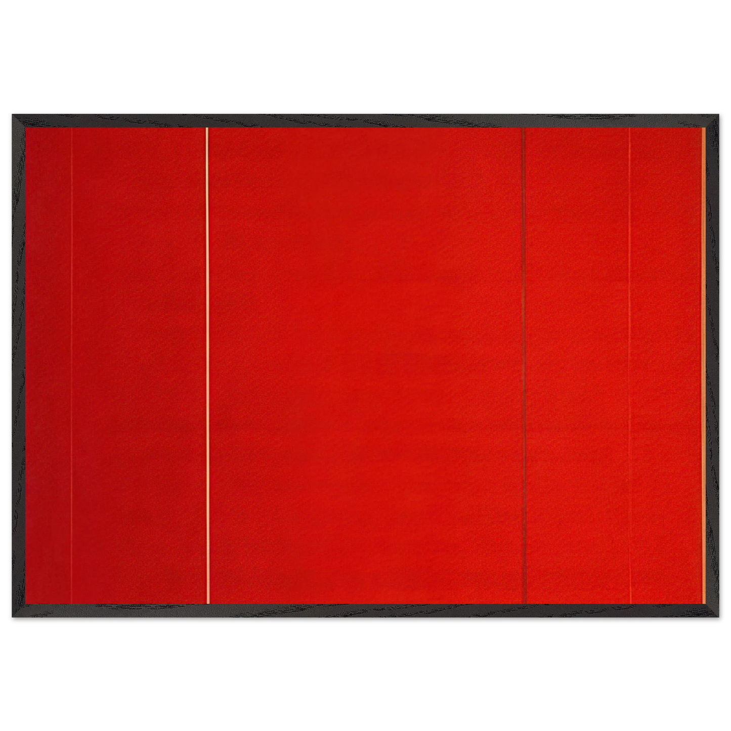 Vir Heroicus Sublimis - Barnett Newman Framed Art Print – Black Wooden Frame - Default Title - -Framed Art Print