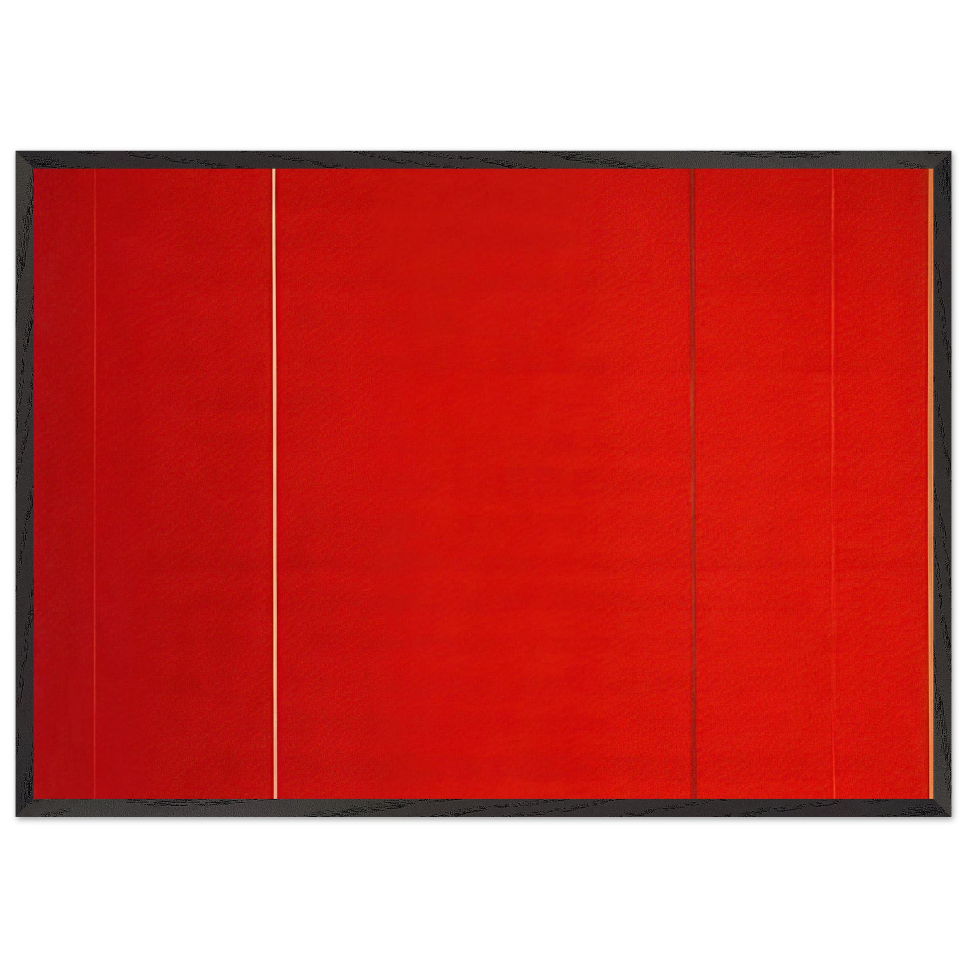 Vir Heroicus Sublimis - Barnett Newman Framed Art Print – Black Wooden Frame - Default Title - -Framed Art Print