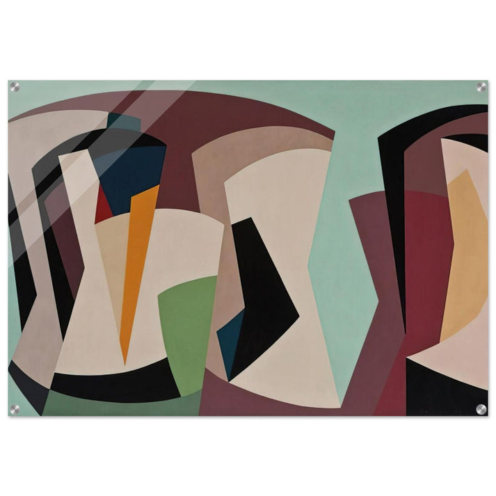 Untitled - 1955 - Karl Benjamin Acrylic Print - 70x100 cm / 28x40″ inches