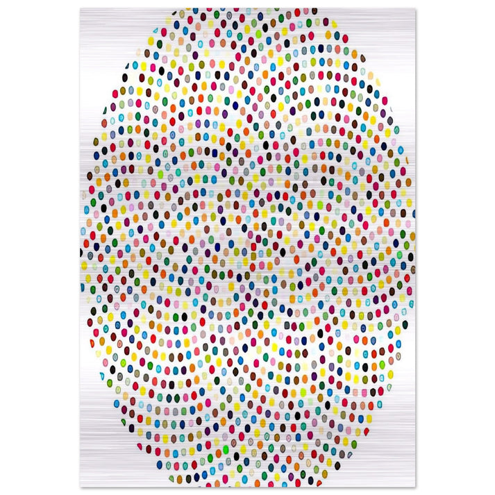 VALIUM - Damien Hirst Brushed Aluminum Print - 70x100 cm / 28x40 inches | Damien Hirst Aluminum Print | Damien Hirst Prints