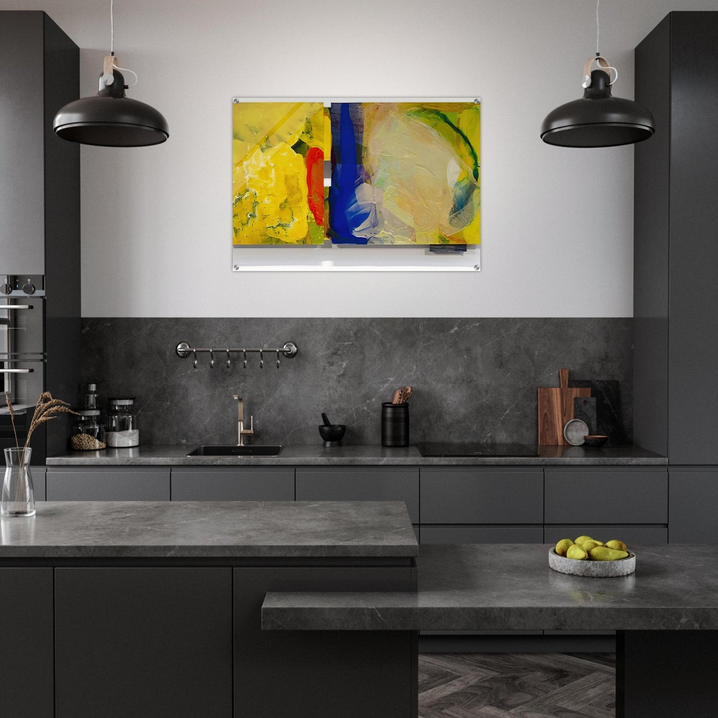 Fog Light - Sam Gilliam Acrylic Print - 70x100 cm / 28x40″ inches | Sam Gilliam Wall Art | Sam Gilliam Prints