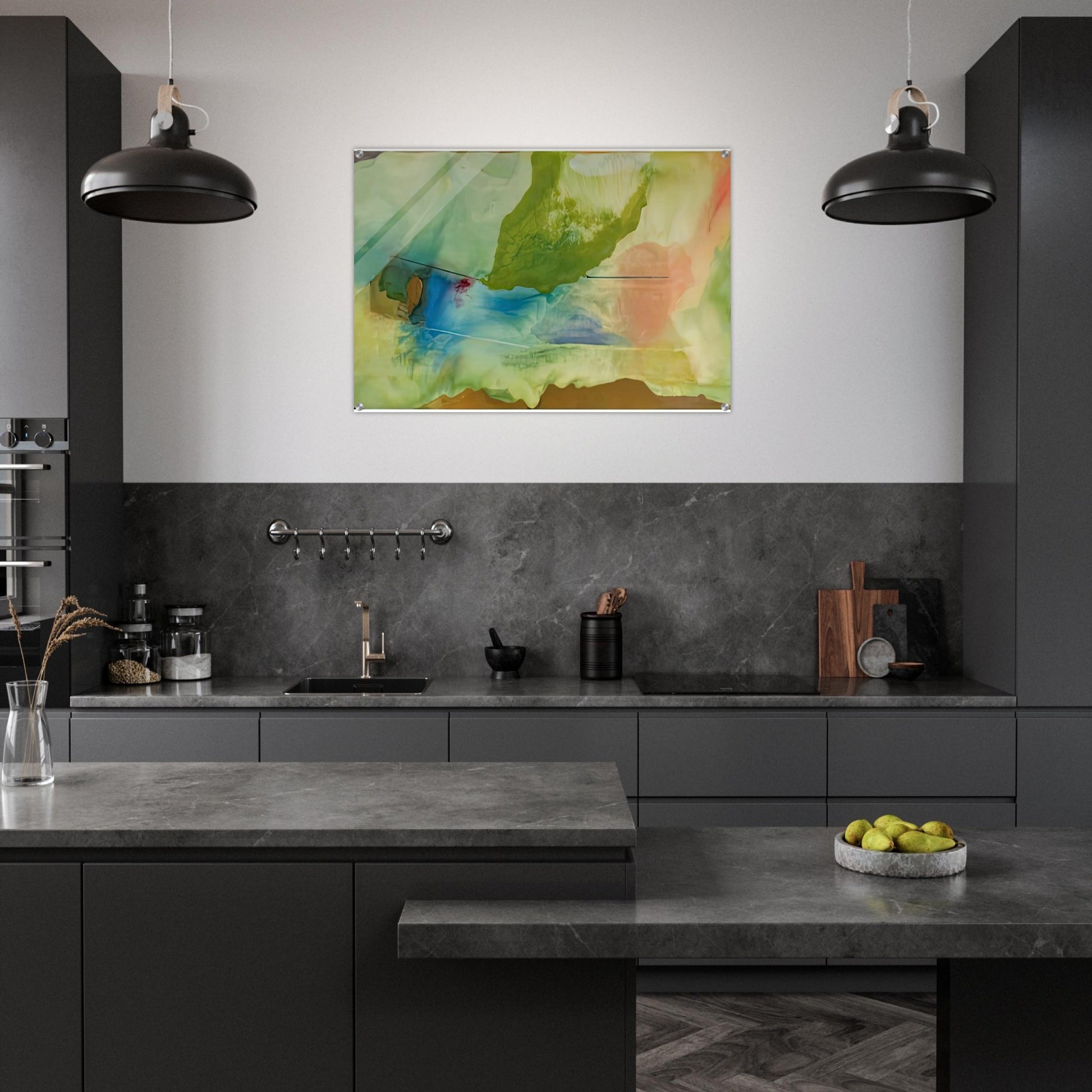 Hint from Bassano, 1973- - Helen Frankenthaler Acrylic Print - 70x100 cm / 28x40″ inches | Helen Frankenthaler Wall Art | Helen Frankenthaler Prints