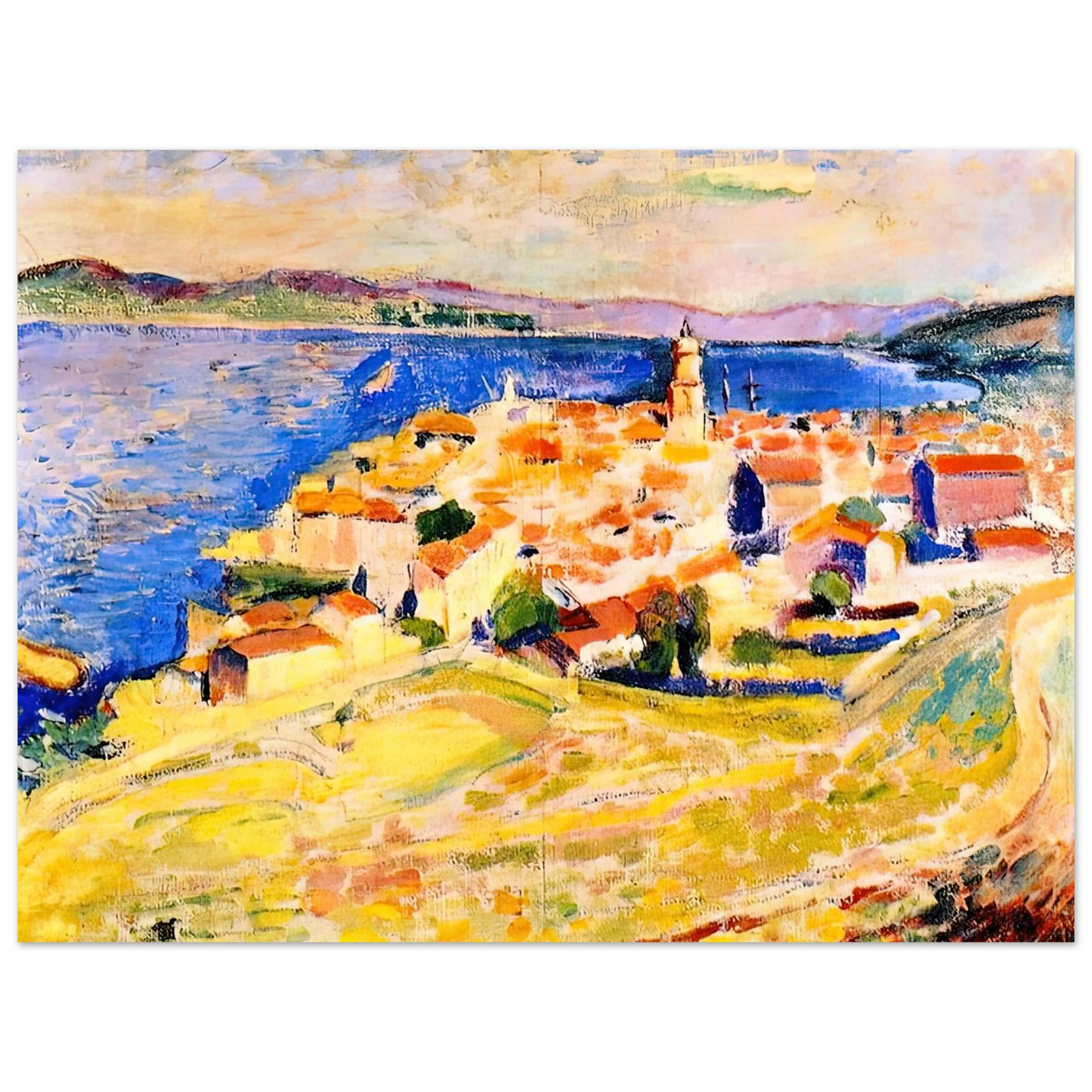Henri Matisse - VIEW OF SAINT TROPEZ 1904 Fine Art Poster - Default Title