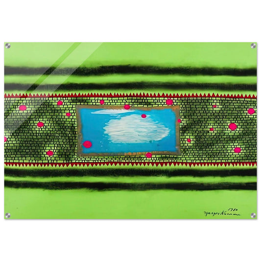 TRAVELING WATER 1980 - Yayoi Kusama Acrylic Print - 70x100 cm / 28x40″ inches