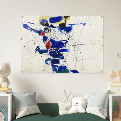 Untitled  SF59-531  - Sam Francis Acrylic Print - 70x100 cm / 28x40″ inches | Sam Francis Wall Art | Sam Francis Prints