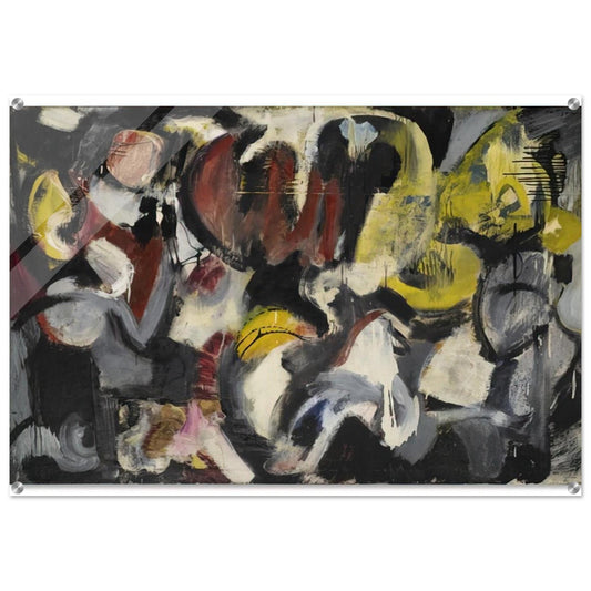 Months and Moons - Grace Hartigan Acrylic Print - 70x100 cm / 28x40″ inches