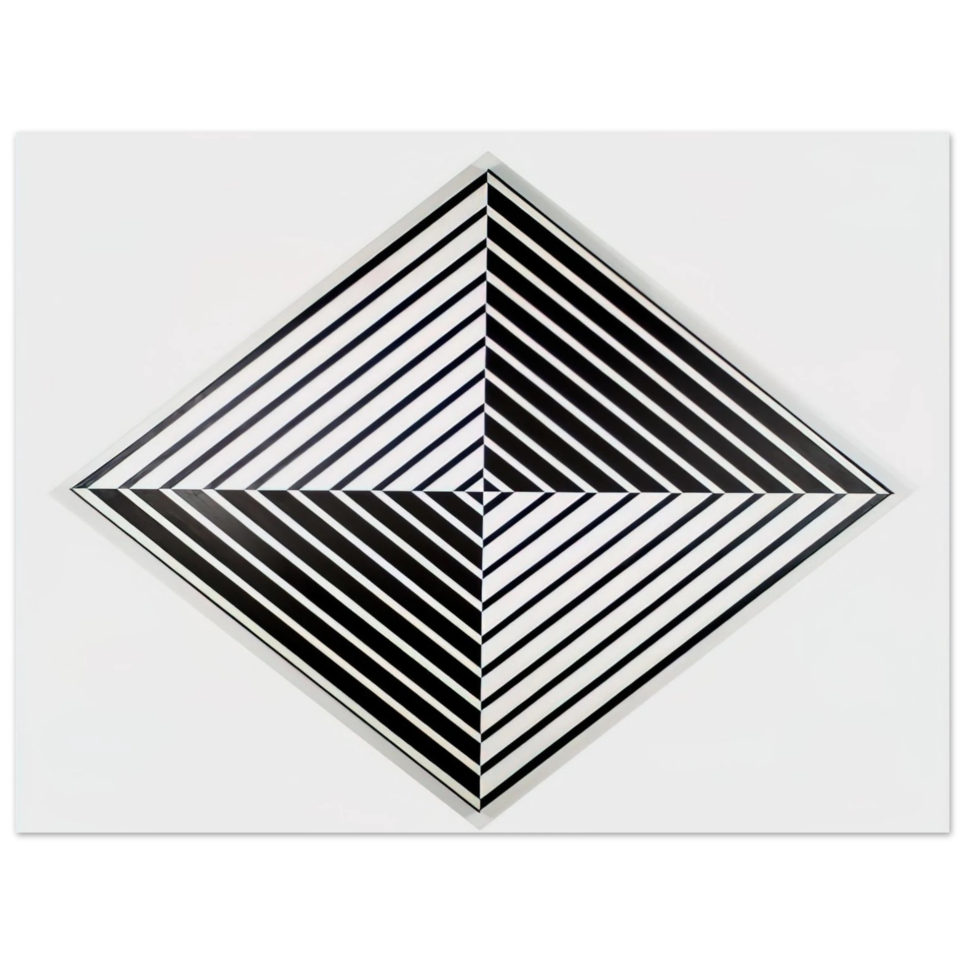 Carmen Herrera - Black and White - 1952 Fine Art Poster - Default Title
