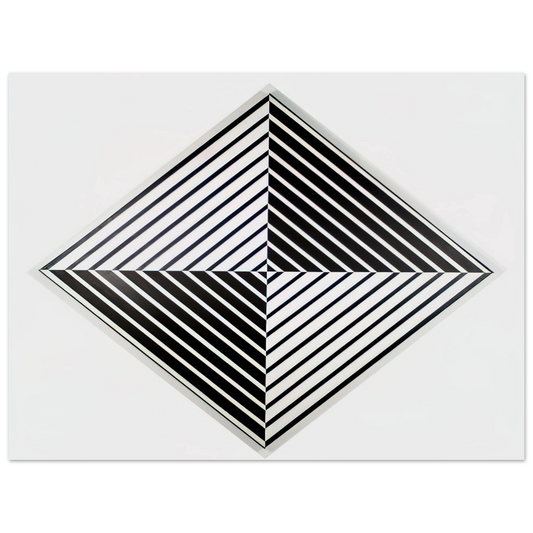 Carmen Herrera - Black and White - 1952 Fine Art Poster - Default Title