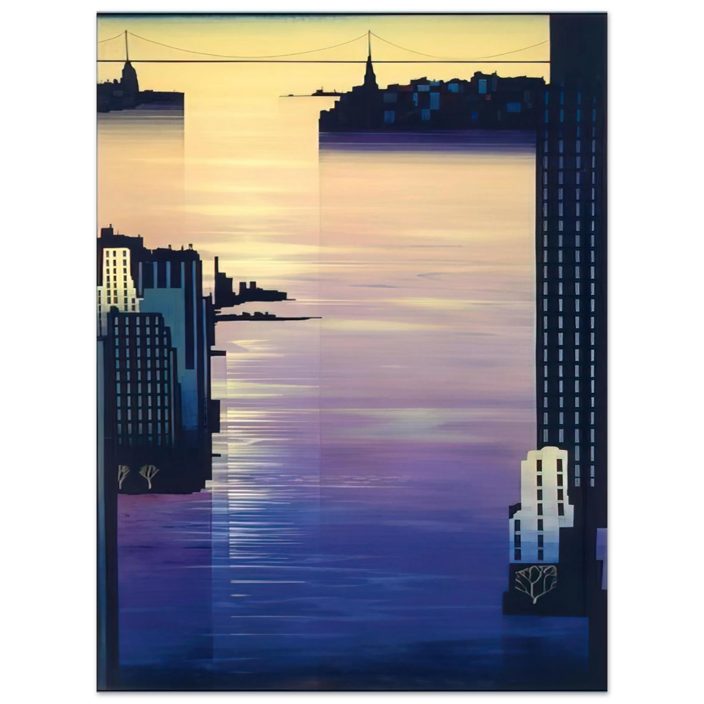 Eyvind Earle - East River Fine Art Poster - Default Title