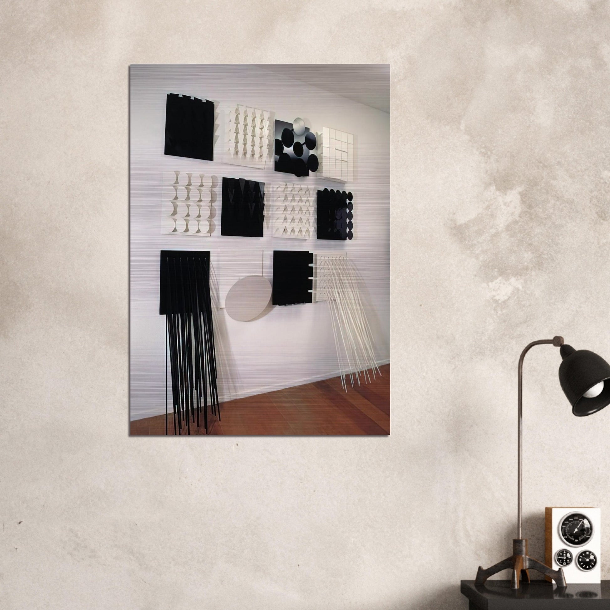 Amazonia Black and white - Neo-Concretism - Lygia Pape Brushed Aluminum Print - 70x100 cm / 28x40 inches | Lygia Pape Aluminum Print | Lygia Pape Prints