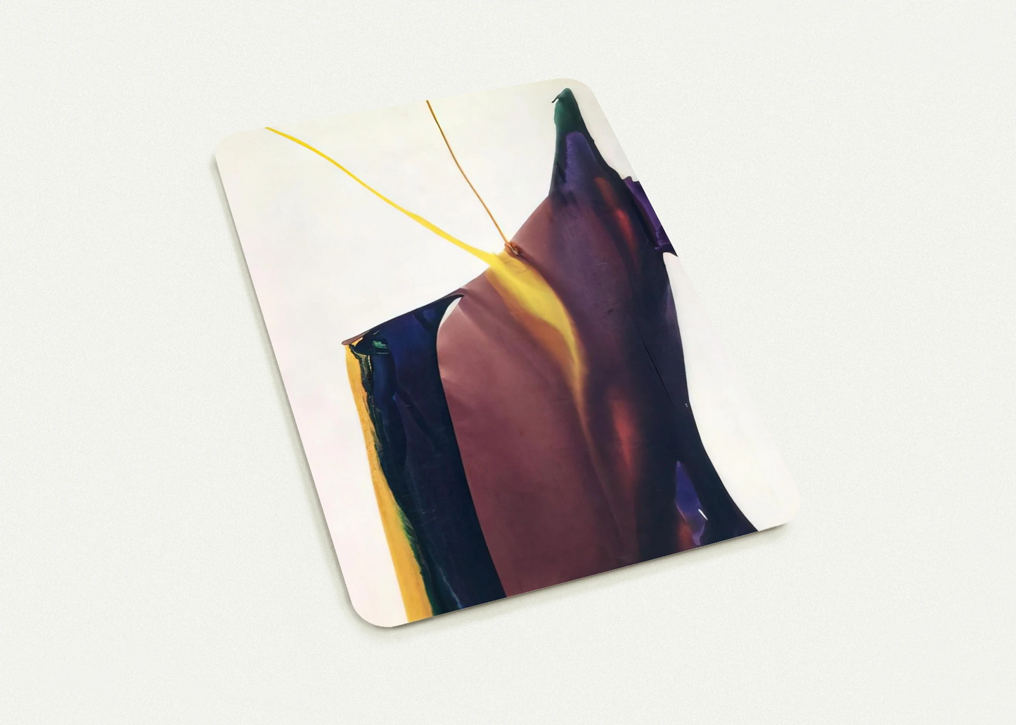 Phenomena Yellow Strike - 1963 By Paul Jenkins Pack of 10 Post Cards | Paul Jenkins Post Cards | A6 (10.5 x 14.8 cm) - 4.1 x 5.8 inches