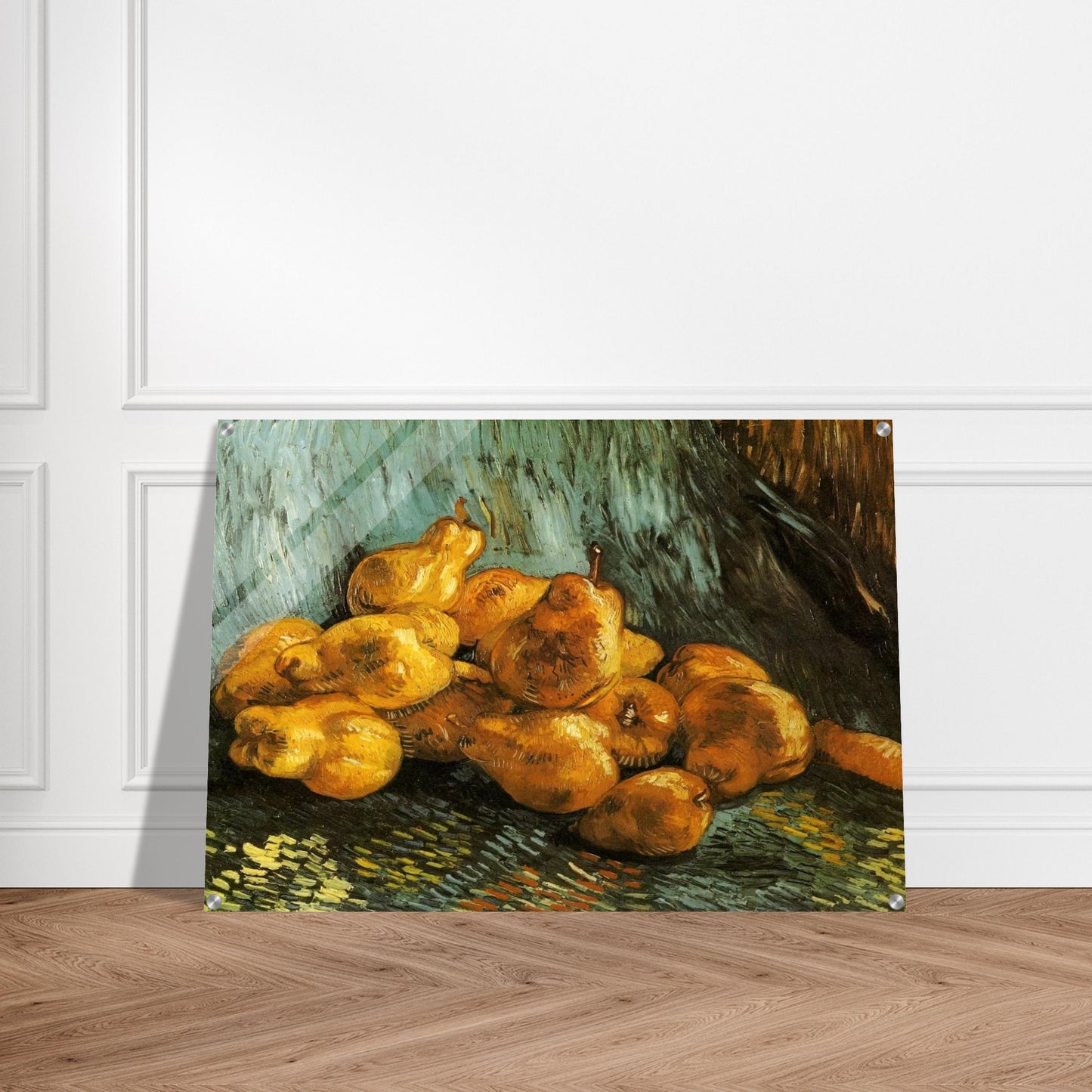 Still Life with Pears - Vincent van Gogh Acrylic Print - 70x100 cm / 28x40″ inches