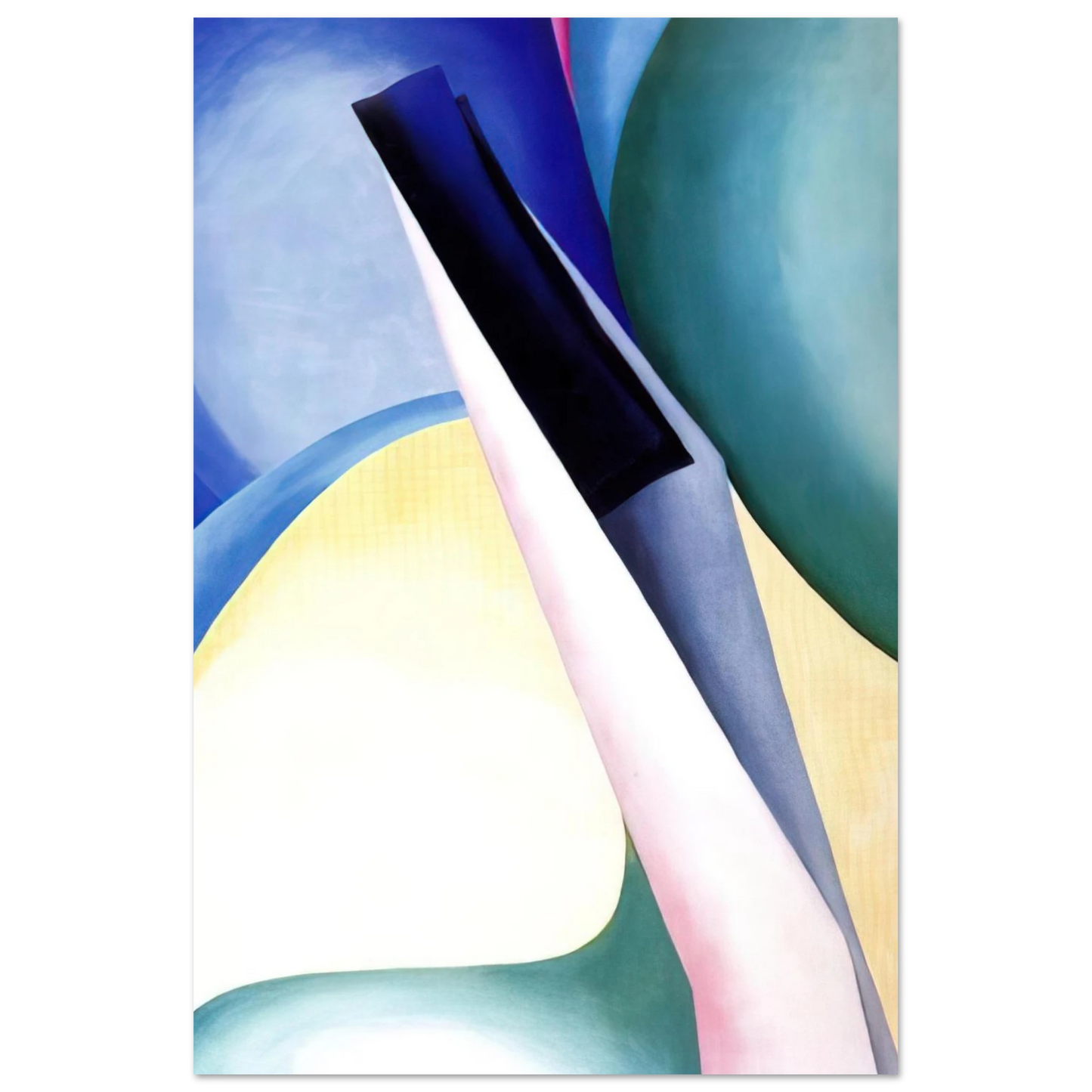 Georgia O'Keeffe - Black Spot No. 2 Fine Art Poster - 40x60 cm / 16x24 inches