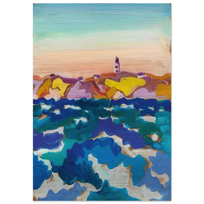 Le Phare - 1958 - Charles Lapicque Brushed Aluminum Print - 70x100 cm / 28x40 inches | Charles Lapicque Aluminum Print | Charles Lapicque Prints