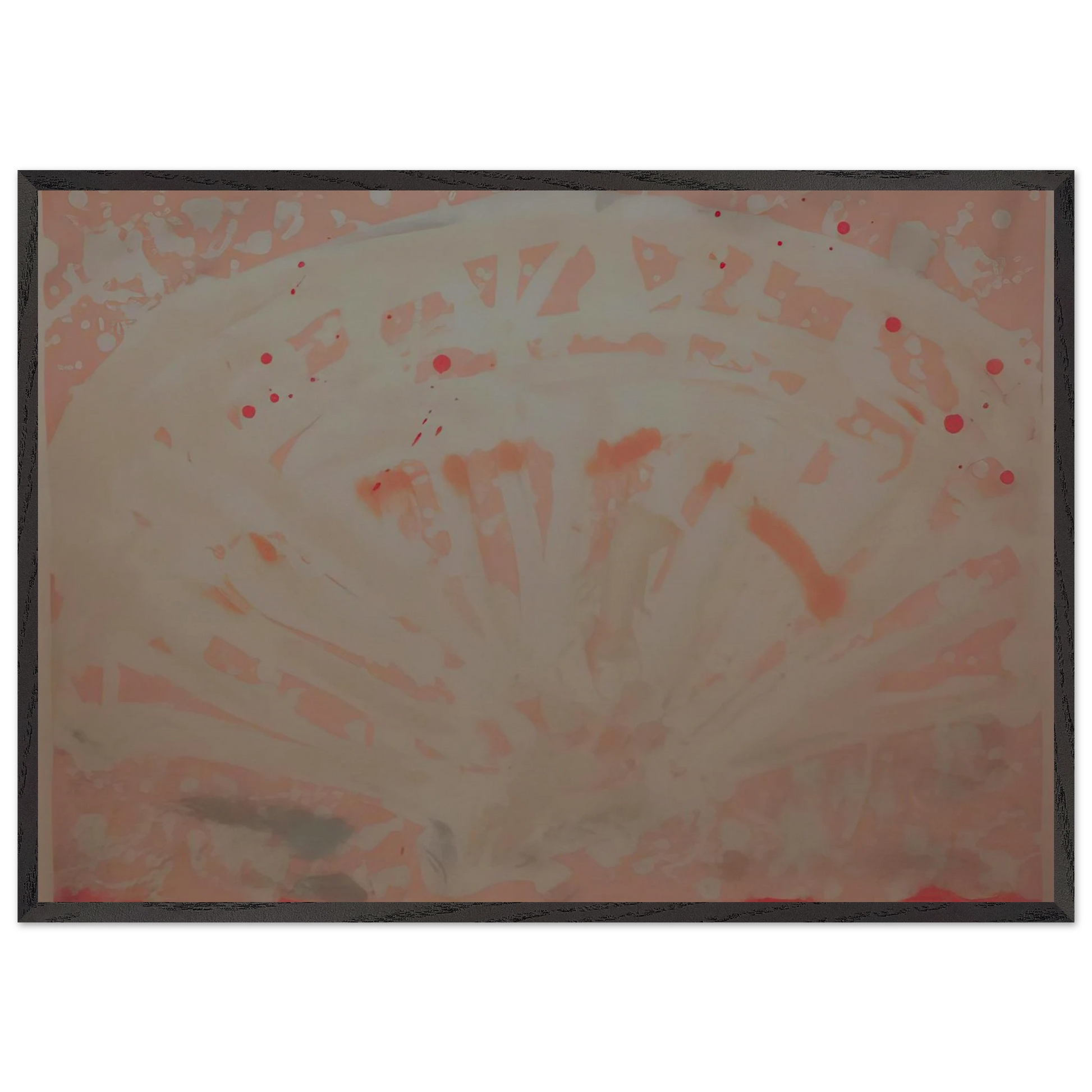 FREGOLI 1969 - Antoni Tapies Framed Art Print – Black Wooden Frame - Default Title - -Framed Art Print