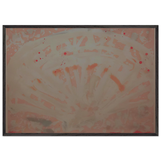 FREGOLI 1969 - Antoni Tapies Framed Art Print – Black Wooden Frame - Default Title - -Framed Art Print