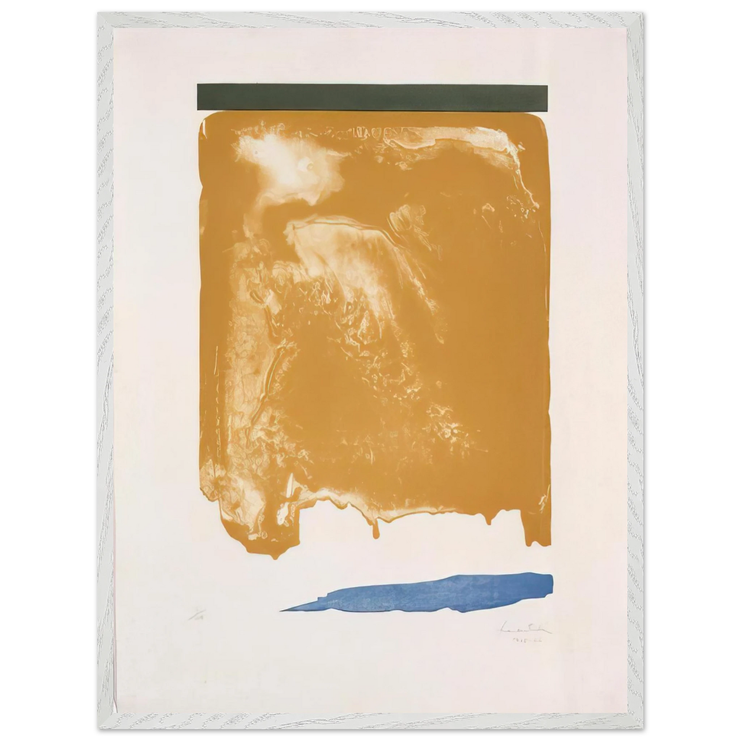 Helen Frankenthaler - Persian Garden - 1966 Wall art - A3 (29.7 x 42  cm) - Premium Wooden Framed Poster With Fine Art Paper - Wood frame