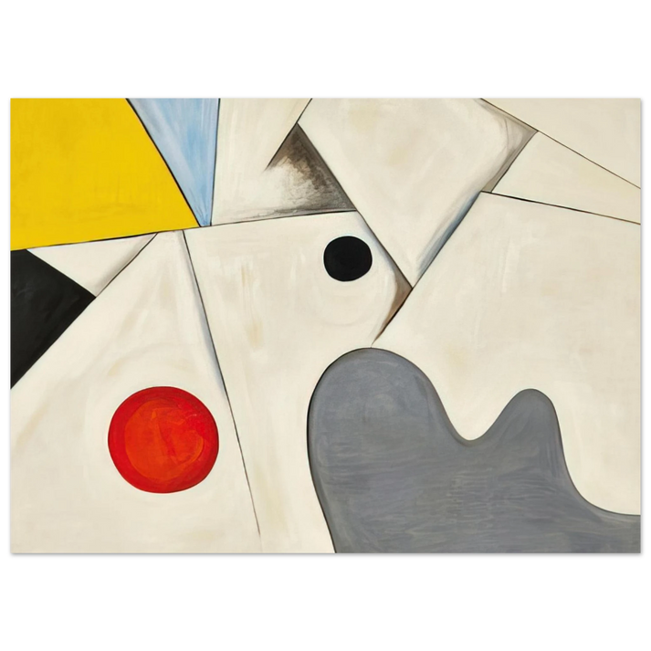 Alexander Calder - WHITE FIELDS 1955 Fine Art Poster