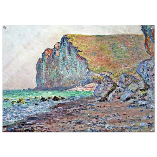 Cliffs of Les Petites-Dalles - claude monet Acrylic Print - 70x100 cm / 28x40″ inches | claude monet Wall Art | claude monet Prints