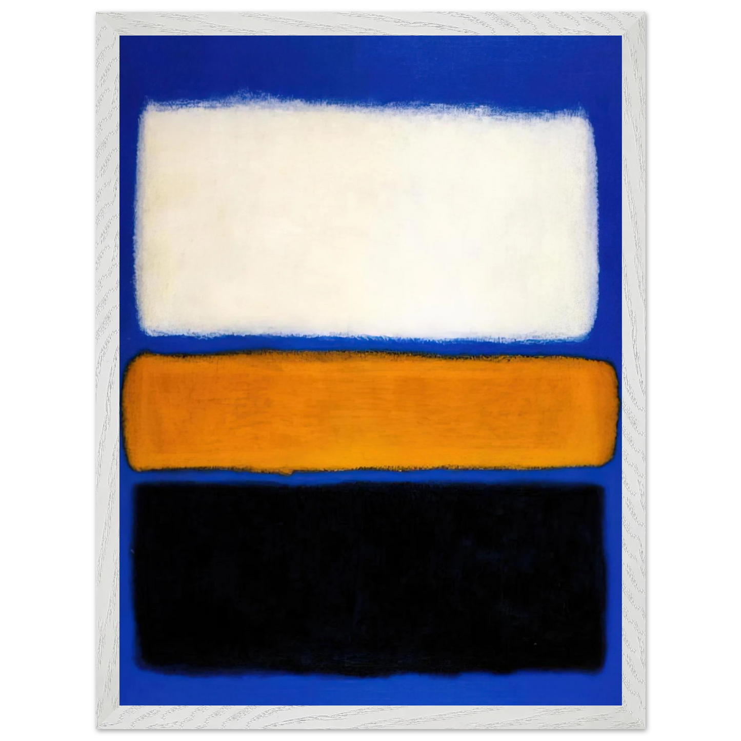 Mark Rothko - No. 16 - 1961 Wall Art - 30x40 cm / 12x16 inches - Premium Wooden Framed Poster With Fine Art Paper - White frame