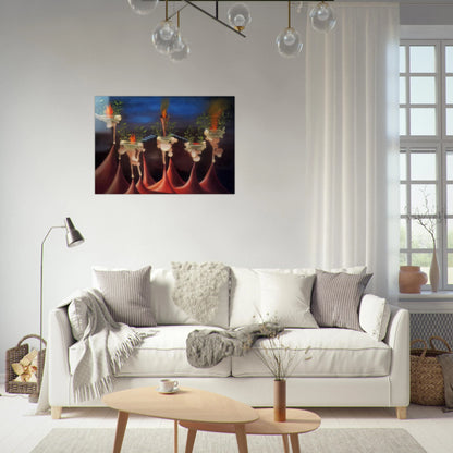 THE DESIRE - Remedios Varo Brushed Aluminum Print - 70x100 cm / 28x40 inches | Remedios Varo Aluminum Print | Remedios Varo Prints