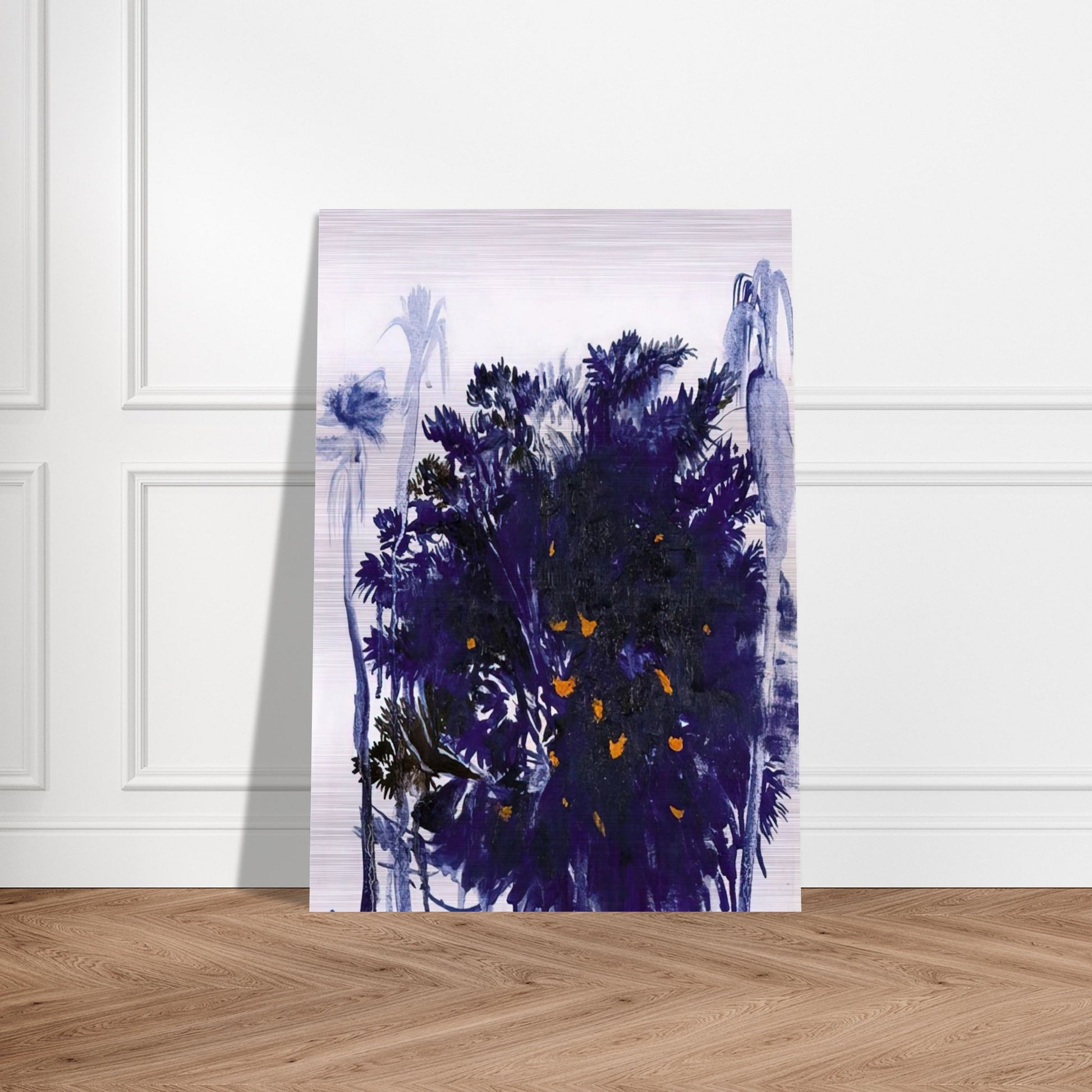 Moreton Bay Fig and Palm Trees - figurative - Brett Whiteley Brushed Aluminum Print - 70x100 cm / 28x40 inches | Brett Whiteley Aluminum Print | Brett Whiteley Prints