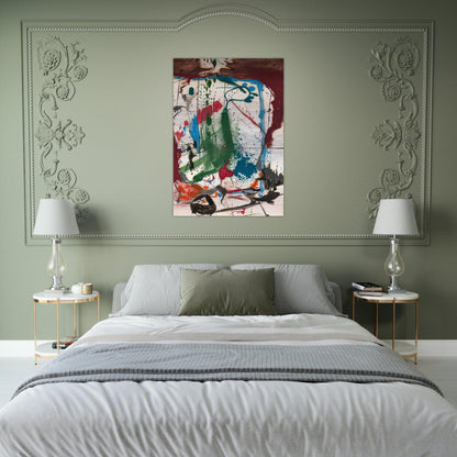 Las Mayas, 1958- - Helen Frankenthaler Brushed Aluminum Print - 70x100 cm / 28x40 inches | Helen Frankenthaler Aluminum Print | Helen Frankenthaler Prints