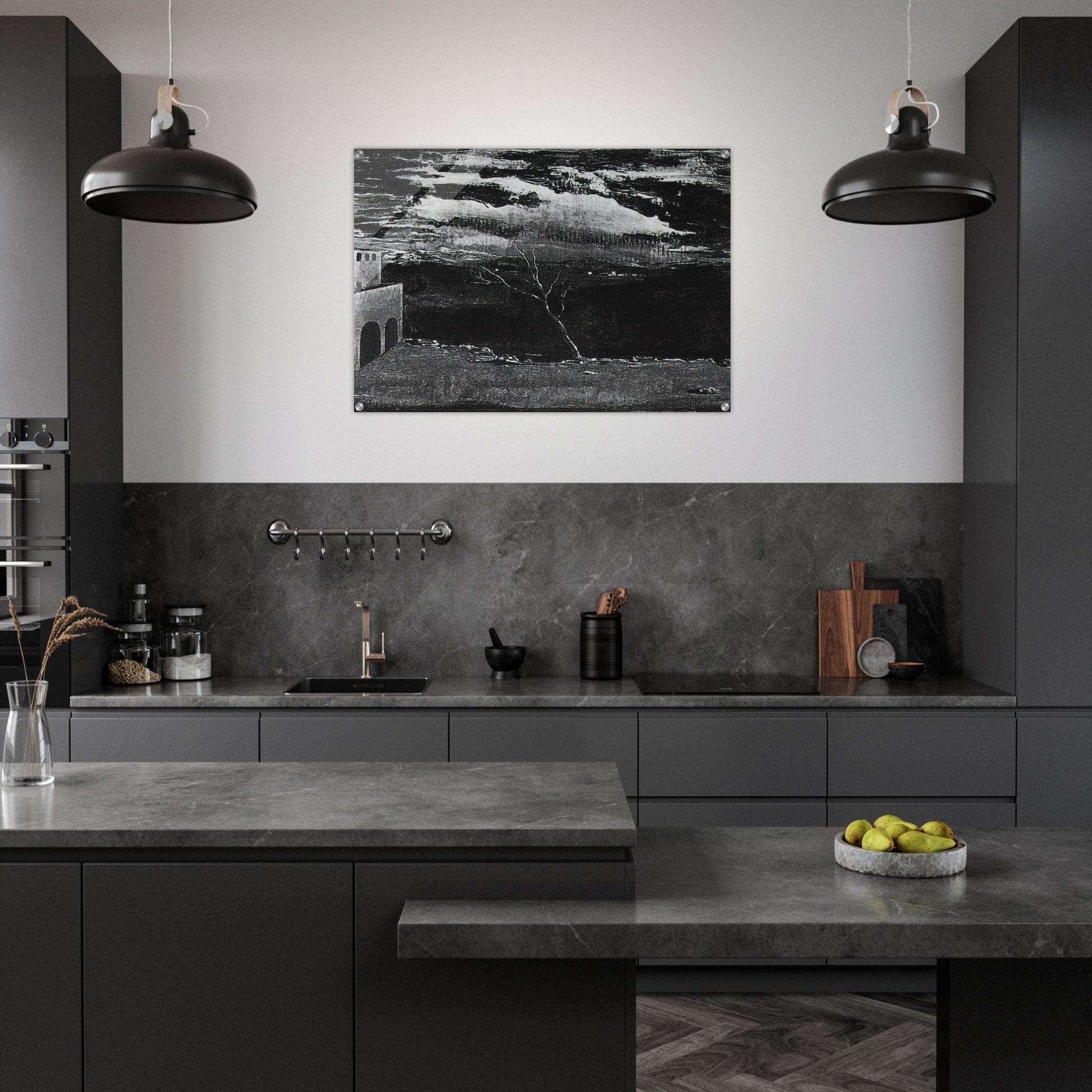 LANDSCAPE NEAR AMPURDAN - Salvador Dali Acrylic Print - 70x100 cm / 28x40″ inches | Salvador Dali Wall Art | Salvador Dali Prints