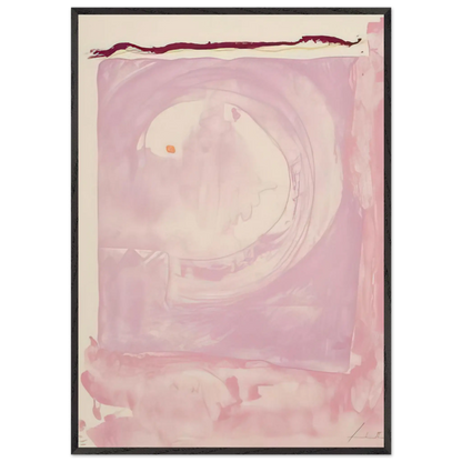 Helen Frankenthaler - Reflections IX - 1995 Wall art - A2 (42 x 59.4  cm) - Premium Wooden Framed Poster With Fine Art Paper - Black frame