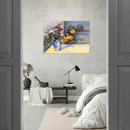 Still Life Flowers in a Vase - Paul Cézanne Acrylic Print - 70x100 cm / 28x40″ inches