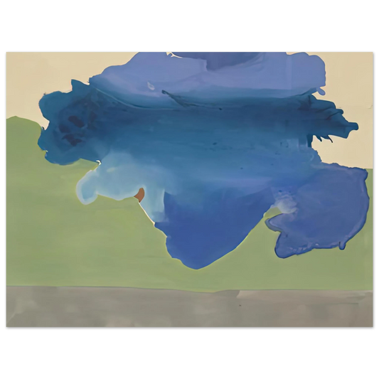 Helen Frankenthaler - The Bay, 1963- Wall Art - 21x29.7 cm / 8x12" - Fine Art Poster - -