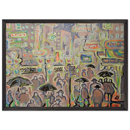 Walter Inglis Anderson - Walter Anderson Wall art - 21x29.7 cm / 8x12" - Premium Wooden Framed Poster With Fine Art Paper - Black frame