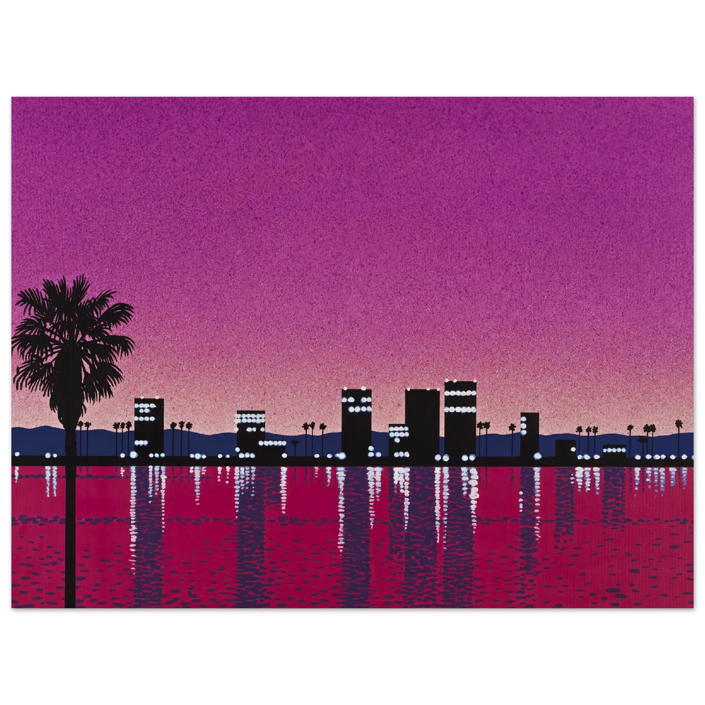 Hiroshi Nagai - The Limelight - monolog Wall Art - 60x80 cm / 24x32 inches - Premium Wooden Framed Poster With Fine Art Paper - Black frame