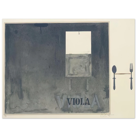 Jasper Johns - VIOLA ULAE 117 Fine Art Poster - Default Title