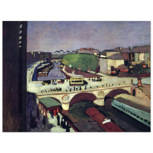 Henri Matisse - THE PONT SAINT MICHEL 1900 Fine Art Poster - Default Title