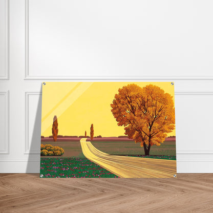 Autumn - Hiroshi Nagai Acrylic Print - 70x100 cm / 28x40″ inches | Hiroshi Nagai Wall Art | Hiroshi Nagai Prints