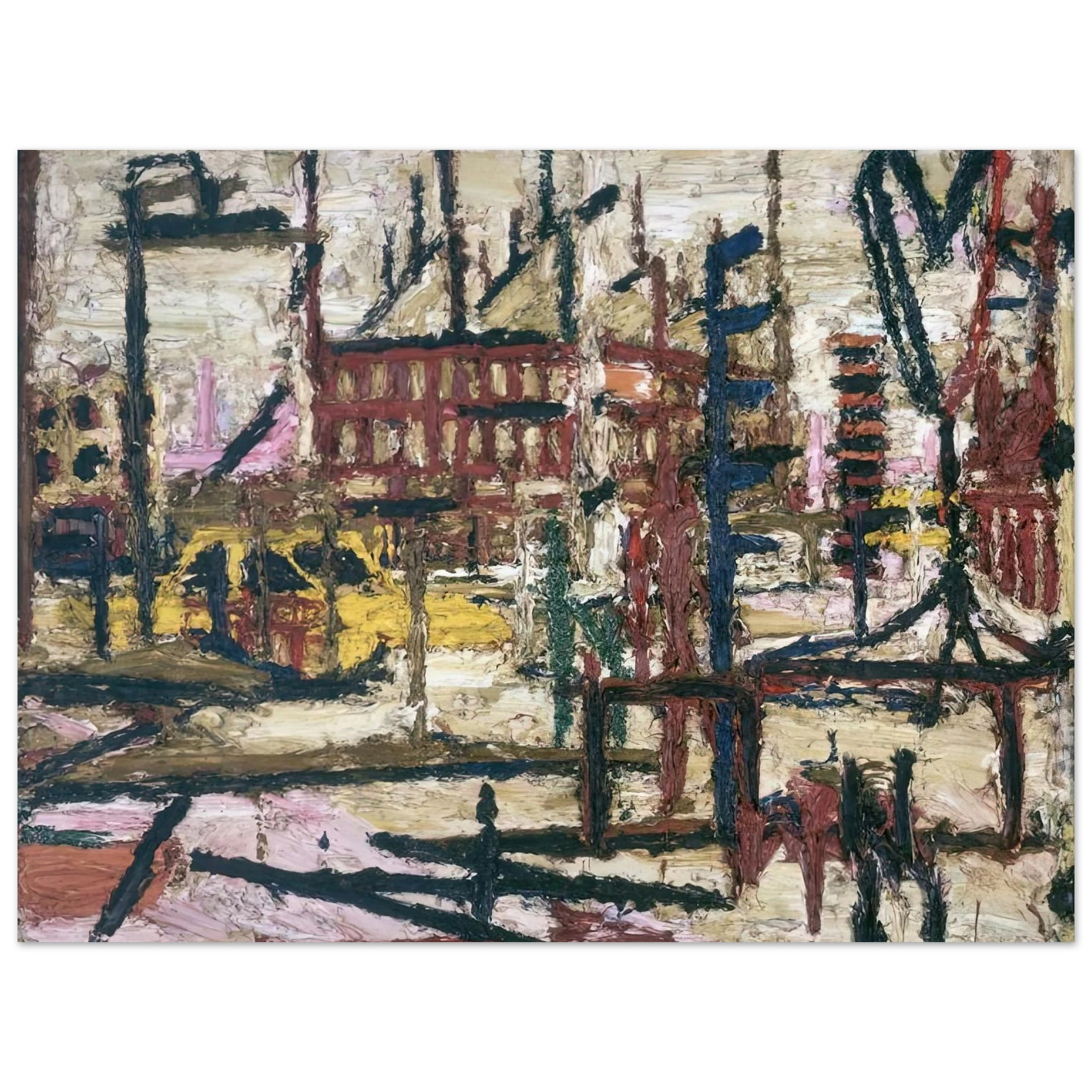 Frank Auerbach - MORNINGTON CRESCENT Fine Art Poster - Default Title