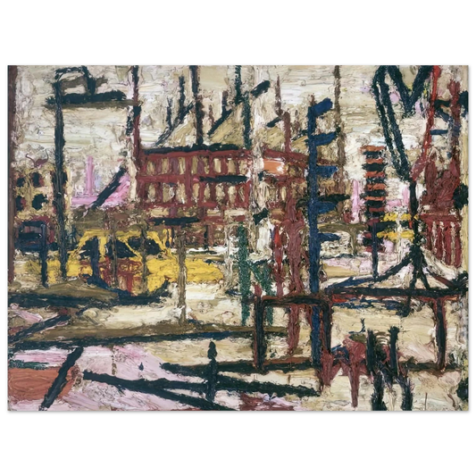 Frank Auerbach - MORNINGTON CRESCENT Fine Art Poster - Default Title