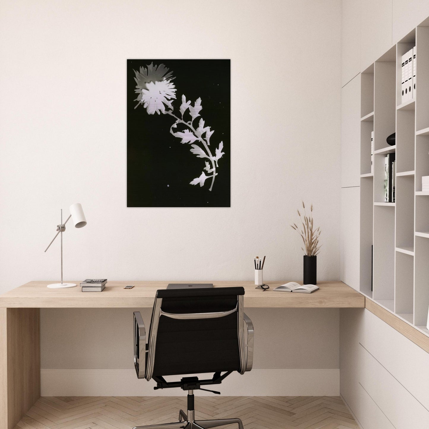 Flower - Laszlo Moholy-Nagy Brushed Aluminum Print - 70x100 cm / 28x40 inches | Laszlo Moholy-Nagy Aluminum Print | Laszlo Moholy-Nagy Prints