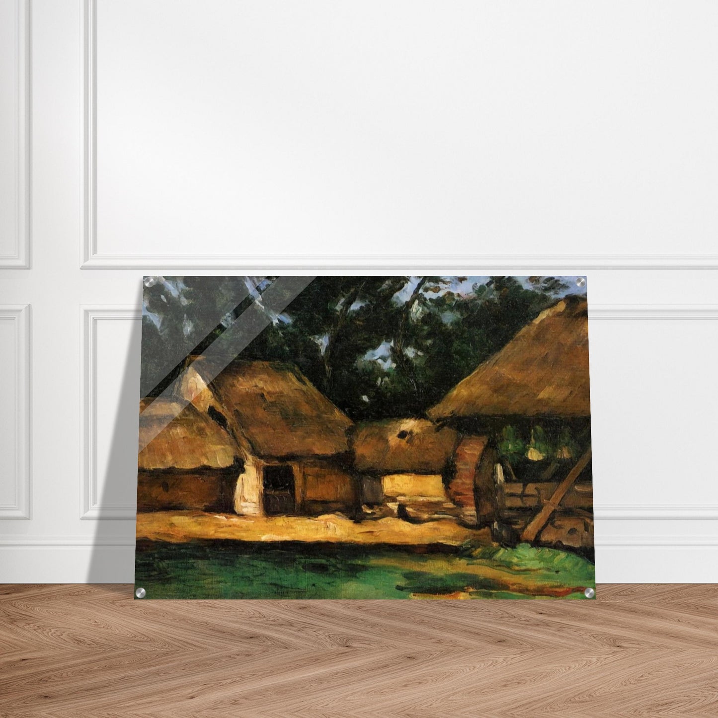 The Oilmill - Paul Cézanne Acrylic Print - 70x100 cm / 28x40″ inches | Paul Cézanne Wall Art | Paul Cézanne Prints