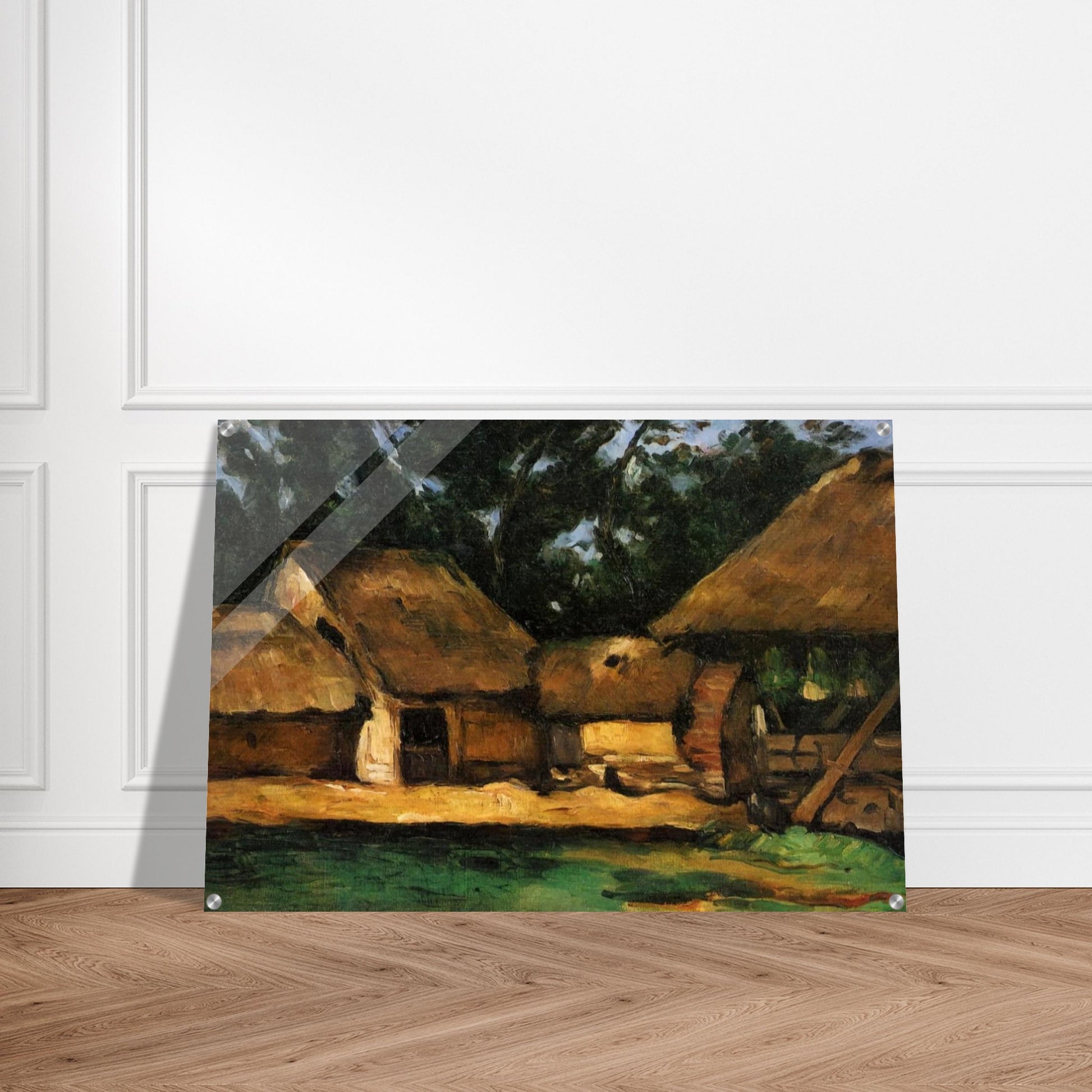 The Oilmill - Paul Cézanne Acrylic Print - 70x100 cm / 28x40″ inches | Paul Cézanne Wall Art | Paul Cézanne Prints