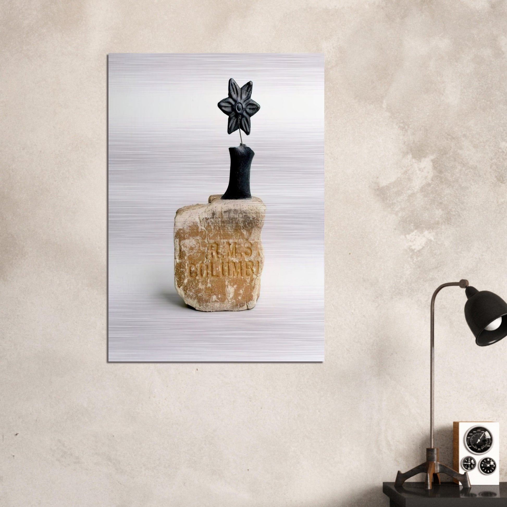 UNTITLED 1995 - Robert Rauschenberg Brushed Aluminum Print - 70x100 cm / 28x40 inches | Robert Rauschenberg Aluminum Print | Robert Rauschenberg Prints