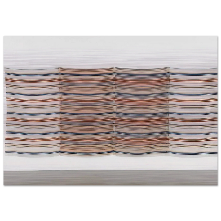 GEAR JAMMER 1976 - Robert Rauschenberg Brushed Aluminum Print - 70x100 cm / 28x40 inches | Robert Rauschenberg Aluminum Print | Robert Rauschenberg Prints